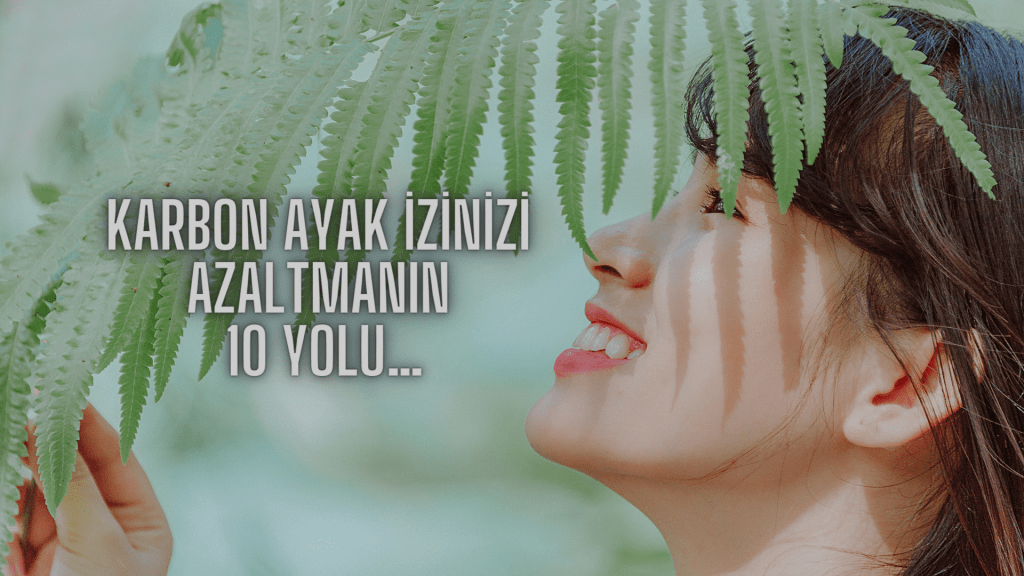 Karbon ayak izinizi azaltmanın 10 yolu…